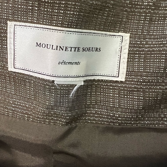 Anthropologie Moulinette Soeurs Linen Blend Embroidered Gorgeous Dress - Picture 11 of 11